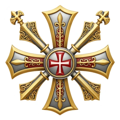  the knights templar cross sec xi sticker