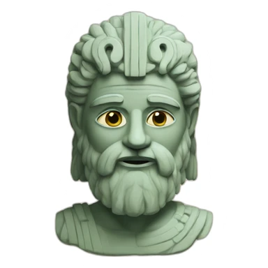 ancient mesopotamian god sticker