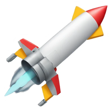 missile isometric sticker