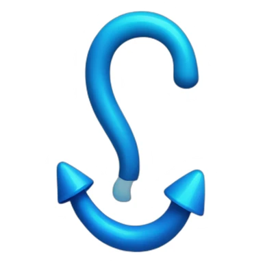 Blue hook like the blue hook from tiktok sticker