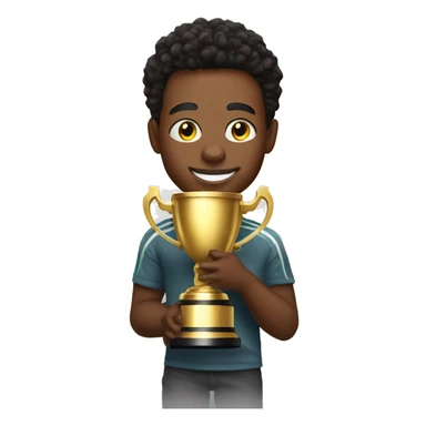 Ivan toney with a trophy sticker