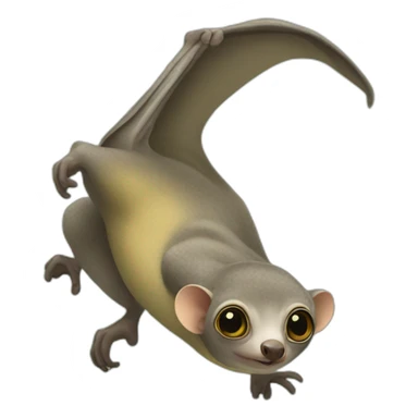 Flying lemur, sticker