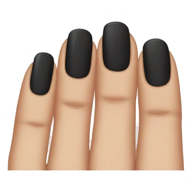 Black nails sticker