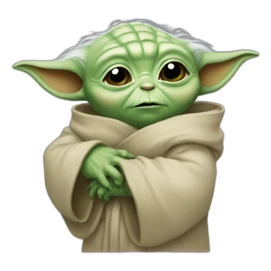 yoda Baby hug sticker
