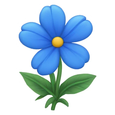 blue-flower sticker