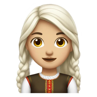 Moldovian girl sticker