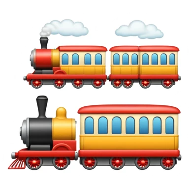 toy car and train sticker