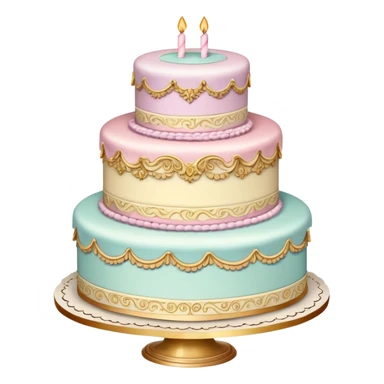Vintage Cake sticker