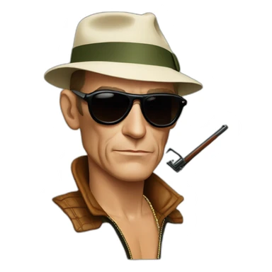 hunter s thompson sticker