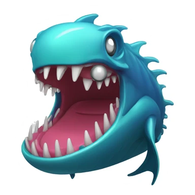 ocean monster using disk jockey sticker