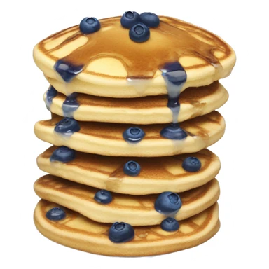 Blueberry pancake sticker