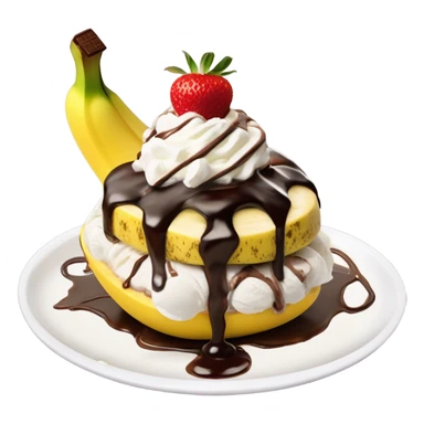 banana split sticker