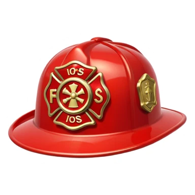 fireman hat sticker