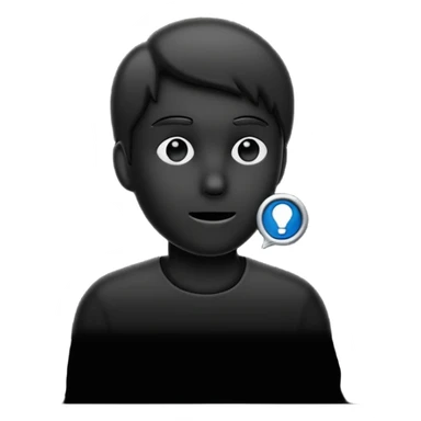 speaking silouhette sticker