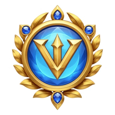 Create a custom emoji badge featuring a stylized, glossy letter “S”. Style it after the Challenger rank from League of Legends. Use gold & sapphire blue colors, radiant glow effects, and a majestic, high-prestige frame.
 sticker