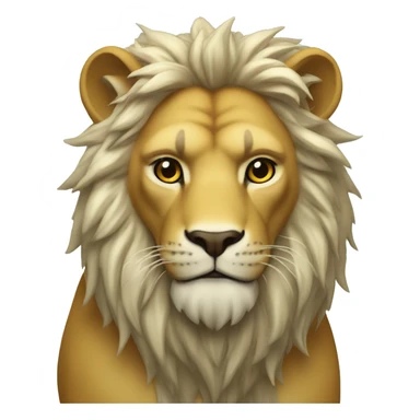 León convertido en sapo sticker