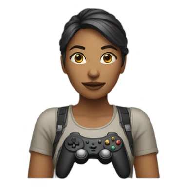 women who is gaming sticker
