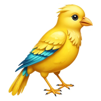 Bird Yellow Magic sticker