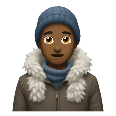 Winter aesthetic sticker