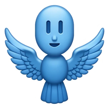 blue word "amen" simple font sticker