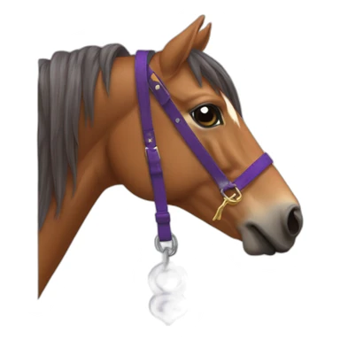 Sigma lambda beta horse key around neck sticker