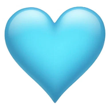 Light Blue Heart sticker