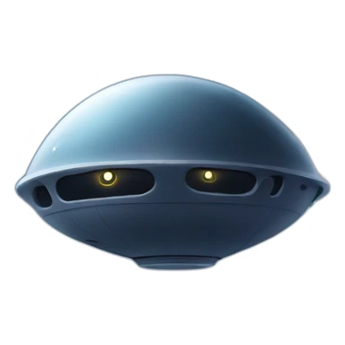 alienship in universe sticker