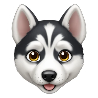 puppy husky dog sticker