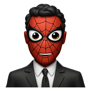 Black suit Spider-Man  sticker