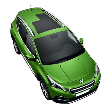Peugeot 3008 verde sticker