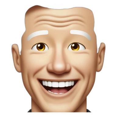  Anderson cooper laughing hysterically squinting sticker