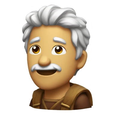 the rack with the emotion of cunning sticker