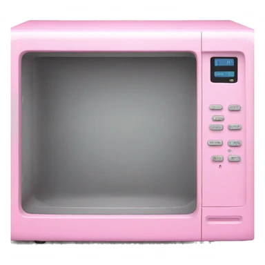 Pink microwave  sticker