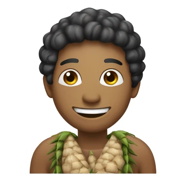 cassava man with smile, with G icon sticker