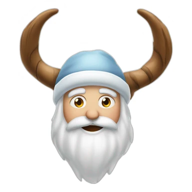 Father Frost hands Sign of the Horns sticker