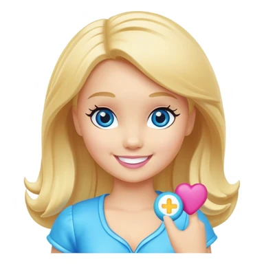 Polly Pocket doll sticker