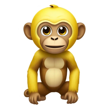 Banana monkey  sticker