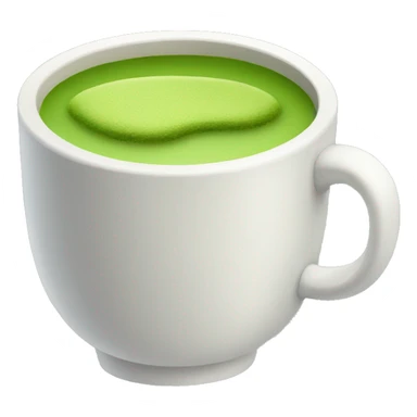 matcha cup sticker