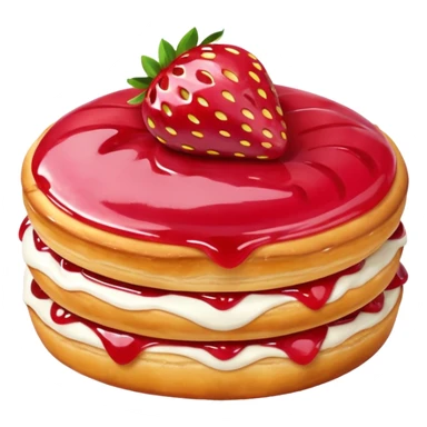 Strawberry Glaze Pastries
 sticker