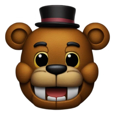 Freddy de fnaf sticker