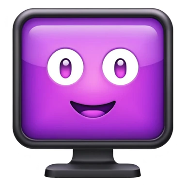 purple wide network monitor sticker