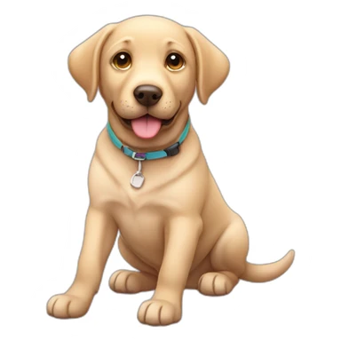 Cute little Labrador Retriever sticker