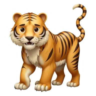 a Saber-toothed tiger Ice Age sticker