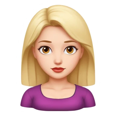 cartoon woman with big bust sticker