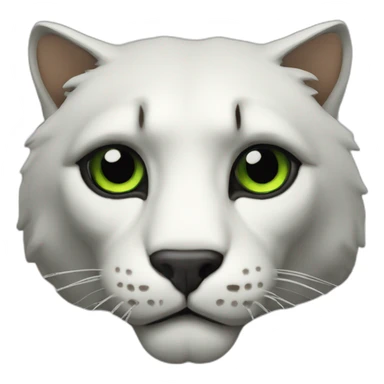 pantera occhi verdi  sticker