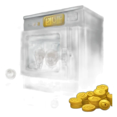 Putin and automat sticker