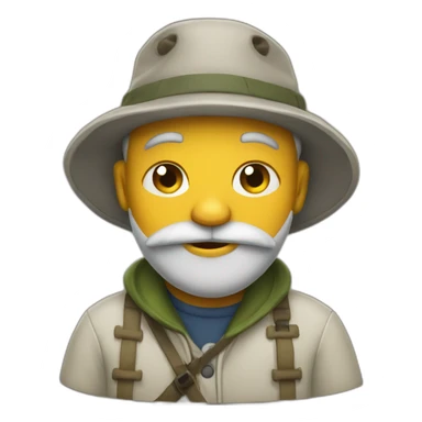 Crazy fisher sticker