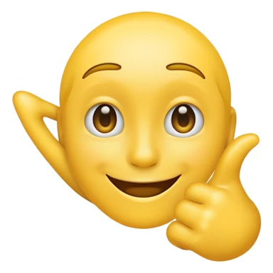 One finger pointed front emoji sticker