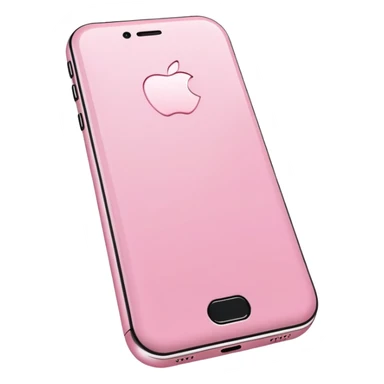 Light pink cellphone sticker