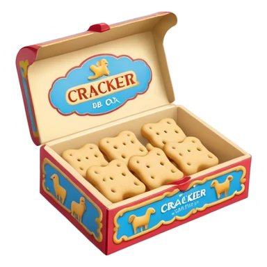 Animal cracker box sticker